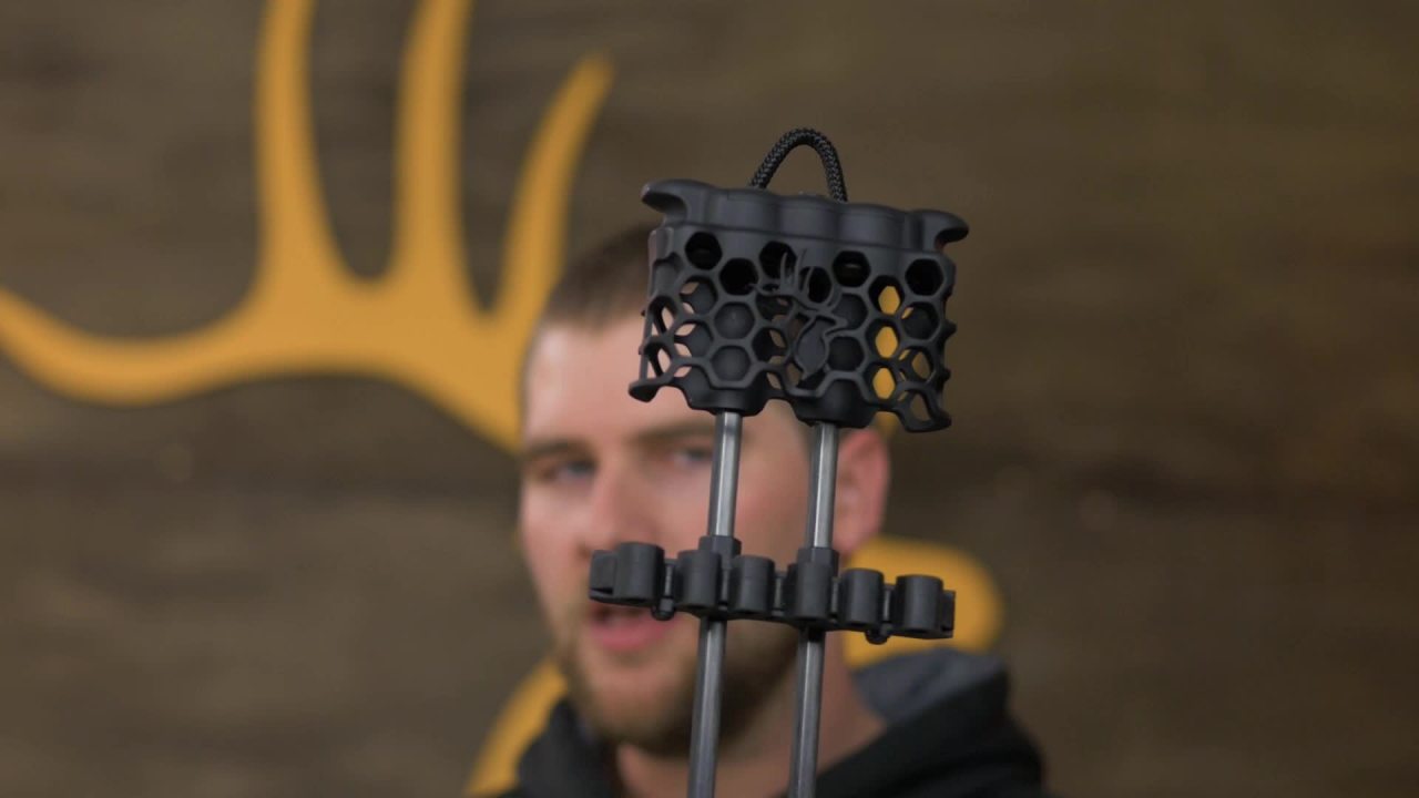 thumbnail video image 2 of Trophy Ridge Hex Light 5 Arrow Quiver, 2 of 6