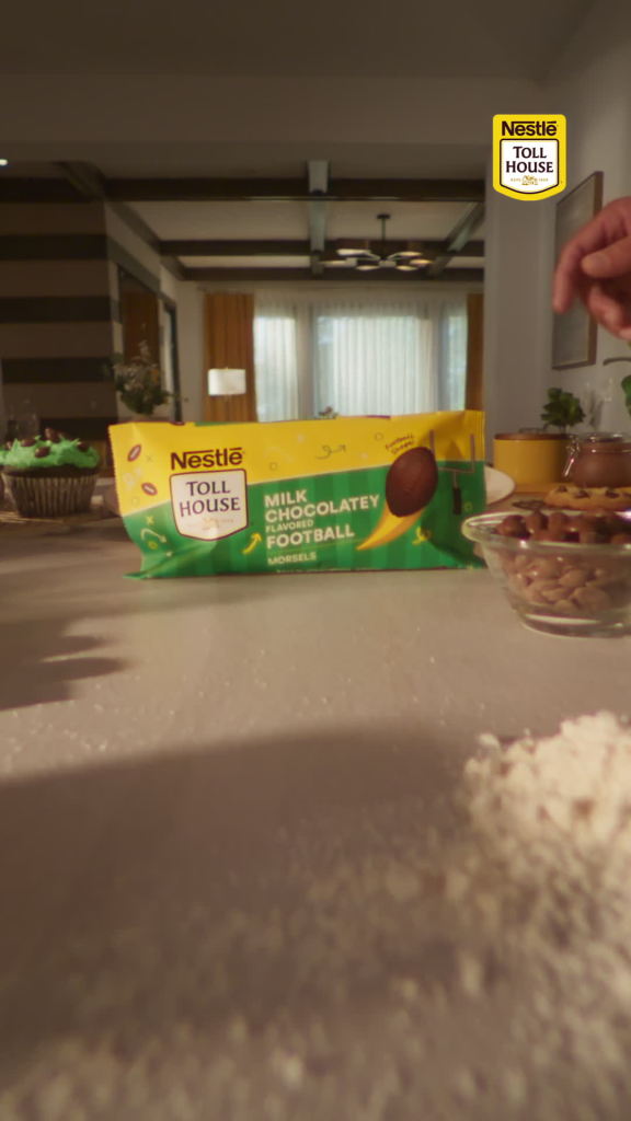 thumbnail video image 2 of Nestle Toll House Football Morsels, Milk Chocolatey Flavored Baking Chips, Chocolate Chips 9 oz, 2 of 13