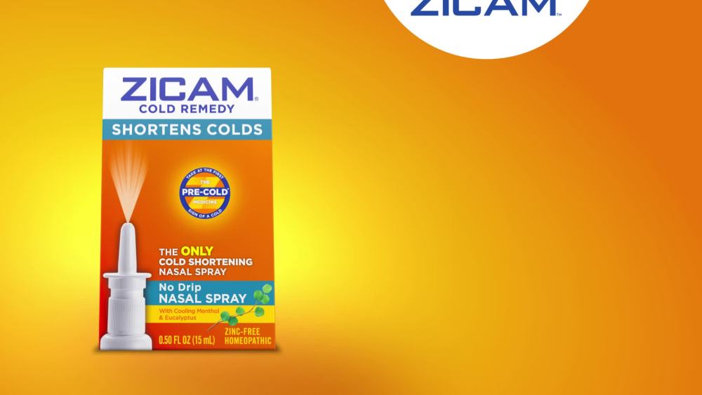 thumbnail video image 3 of Zicam Cold Remedy Nasal Spray Menthol & Eucalyptus, Homeopathic Zinc-Free, Pre-Cold Medicine, 0.5 oz, 3 of 12