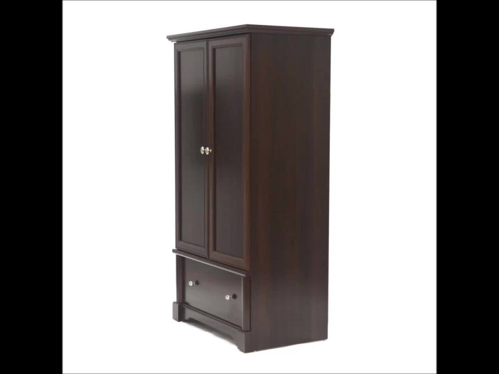 Sauder Palladia Armoire, Select Cherry Finish - Walmart.com