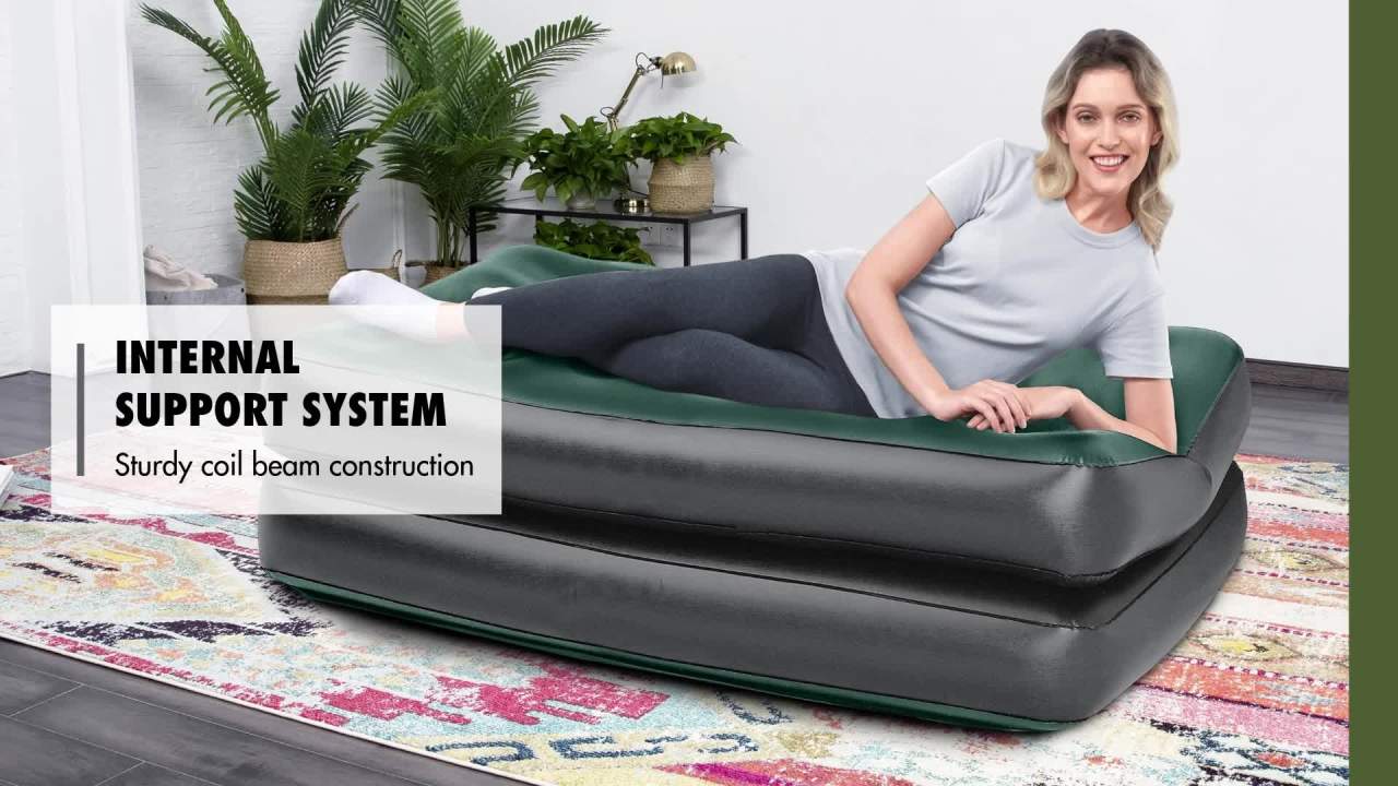 thumbnail video image 2 of Ozark Trail Multi-Max 5-in-1 Inflatable Air Couch, 2 of 11