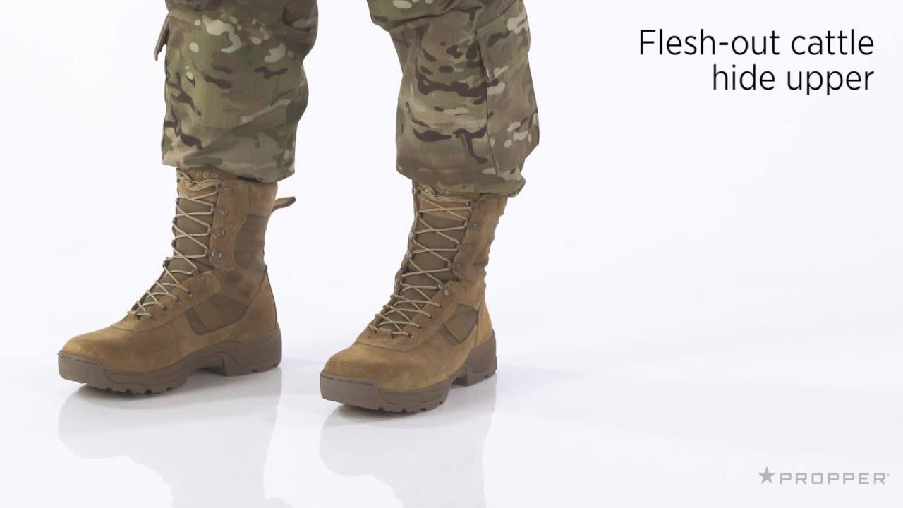 thumbnail video image 2 of Propper Men's Series 100 Side Zip Comp Toe Coyote Boot, 2 of 8