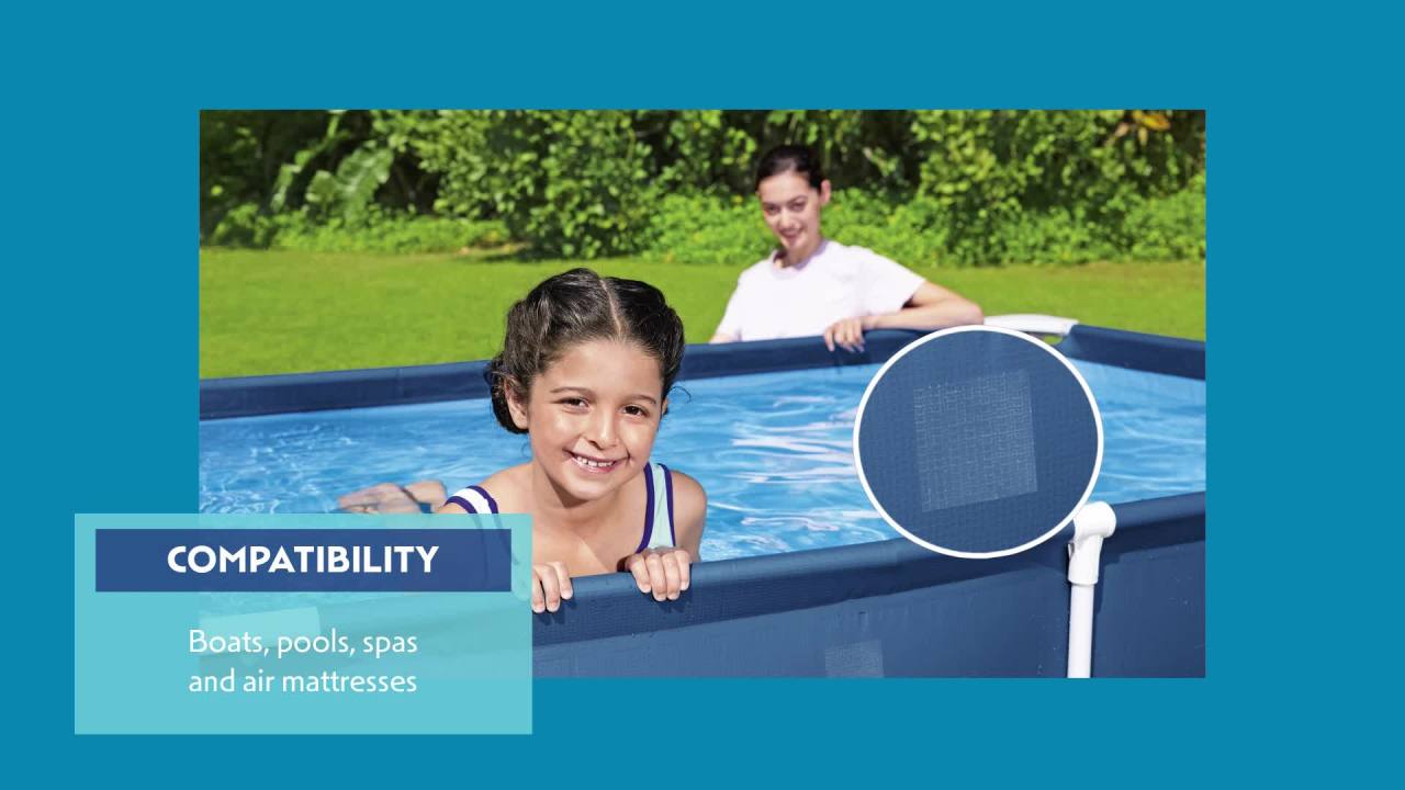 thumbnail video image 2 of Bluescape Adhesive Repair Patch 6.55" 10-pack, 2 of 8