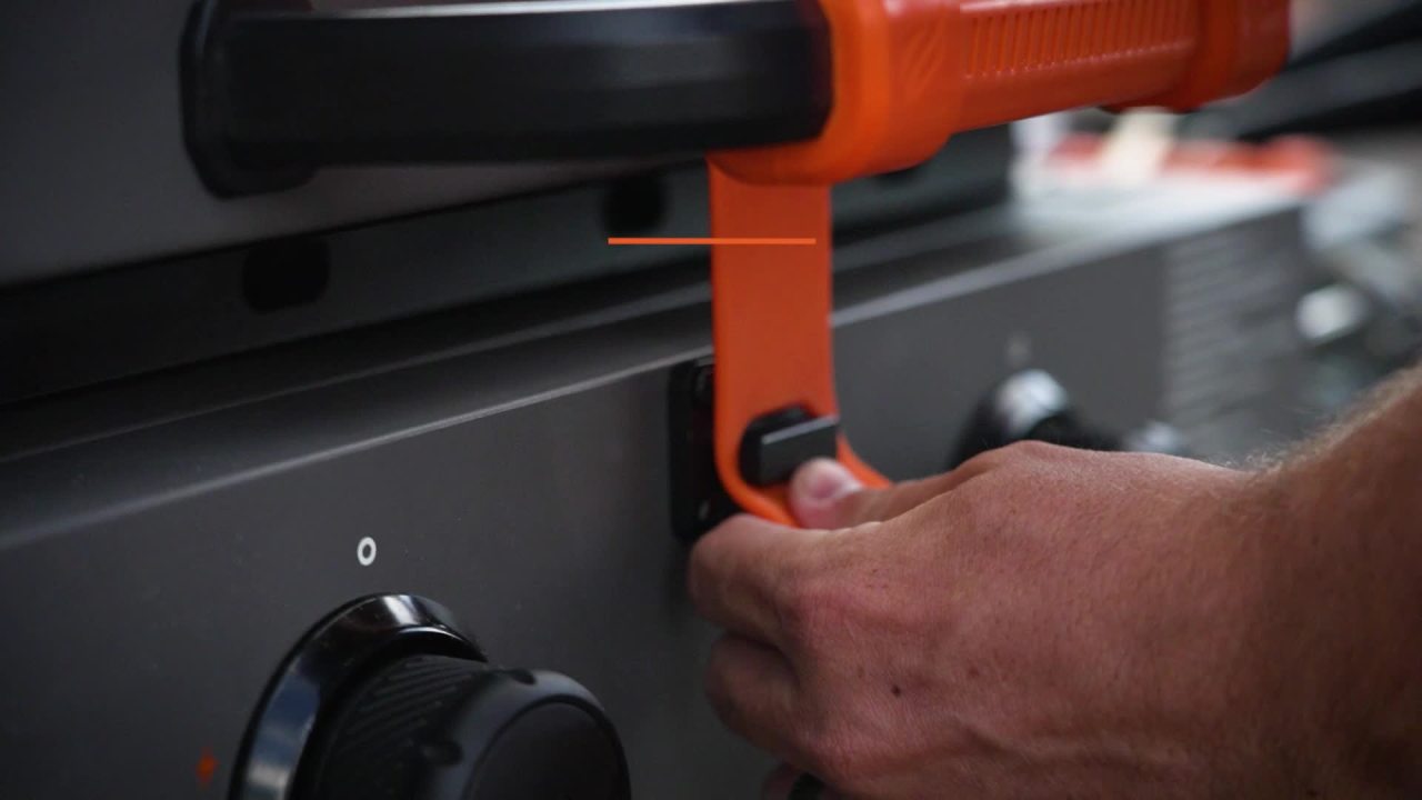 thumbnail video image 2 of Blackstone Adventure Ready 2-Burner 22" Propane Omnivore Griddle with Flex-Fold Legs in Charcoal Gray, 2 of 17