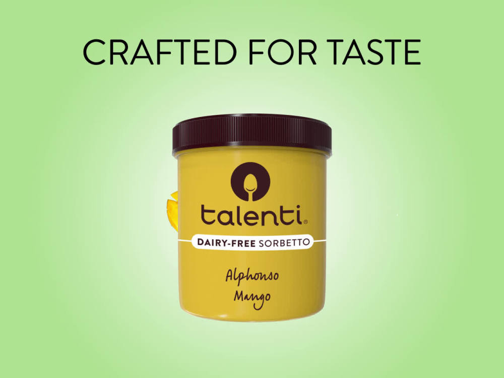 Talenti Sorbetto DairyFree Alphonso Mango 1 Pint