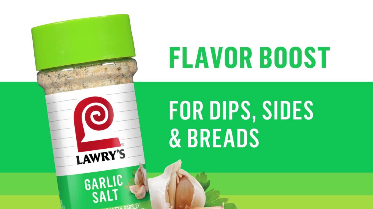 thumbnail video image 2 of Lawry's Kosher Classic Coarse Ground Garlic Salt, 11.0 oz Bottle, 2 of 29