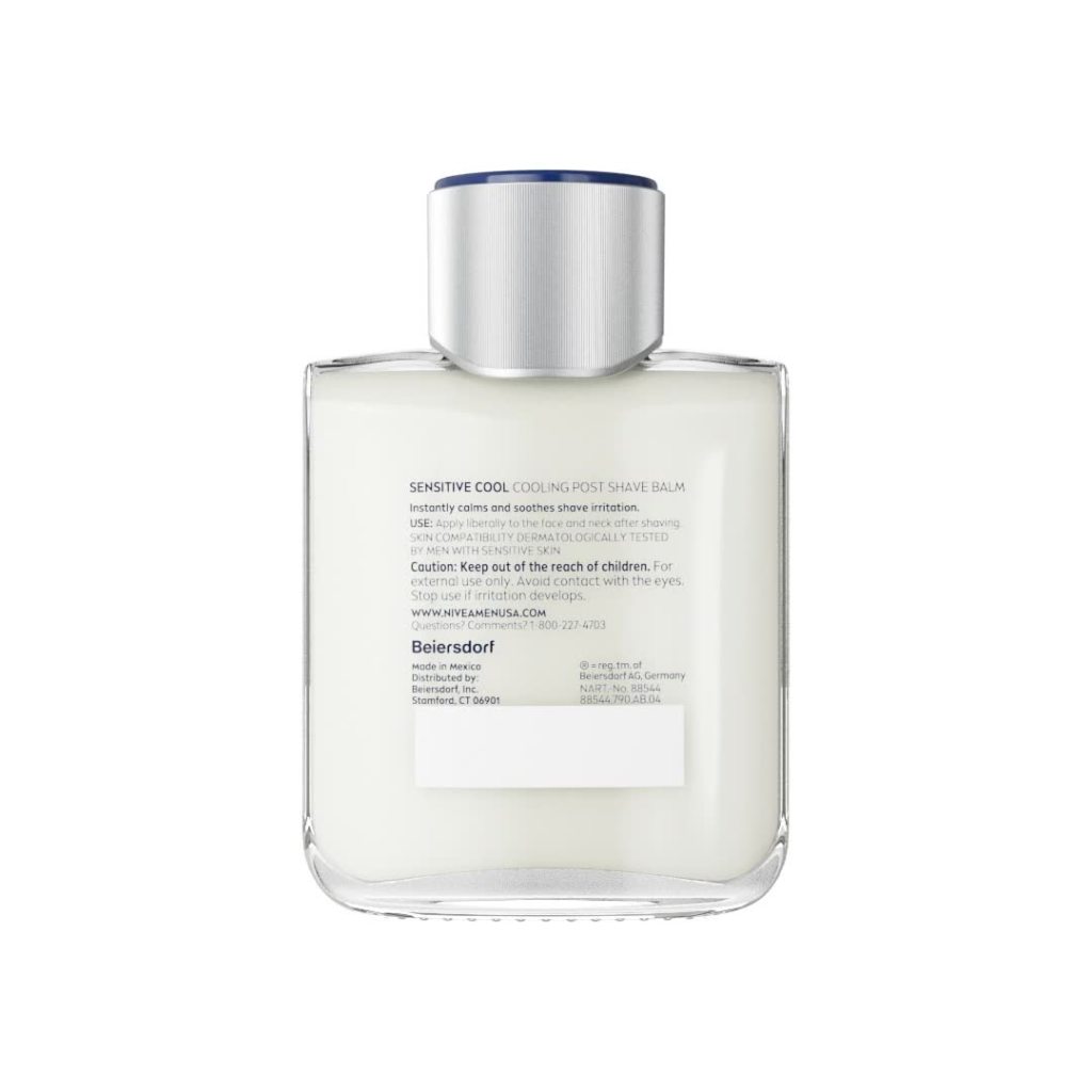 thumbnail video image 3 of NIVEA MEN Sensitive Cool Post Shave Balm with Seaweed and Chamomile Extract, 3.3 fl oz, 3 of 14