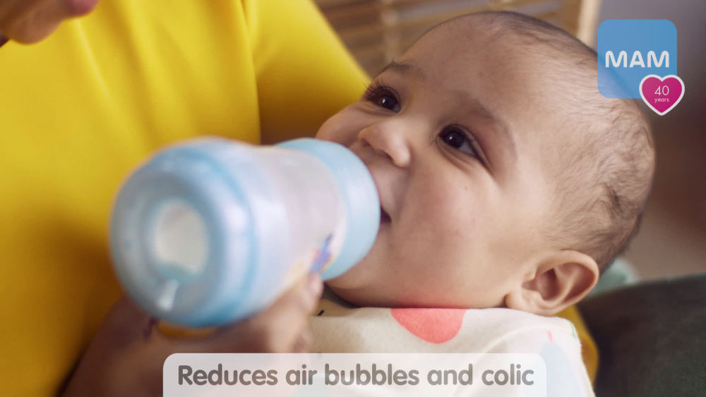MAM Easy Start AntiColic Bottle, 9 oz, Boy, 2 pack