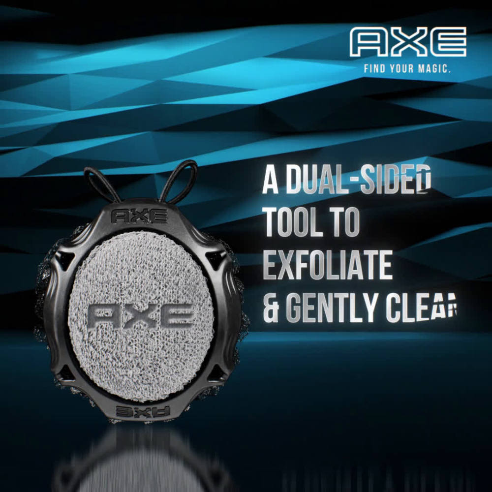 AXE Shower Tool Detailer Skin Cleanser Smoother Skin Exfoliates & Gently Cleanses One Size, 1 Count - image 2 of 11