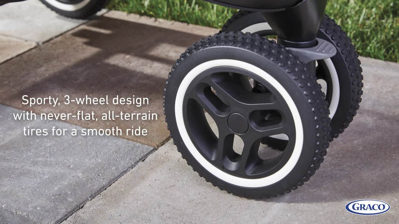 thumbnail video image 3 of Graco Modes 3 Lite Platinum Travel System, Wit, 3 of 9