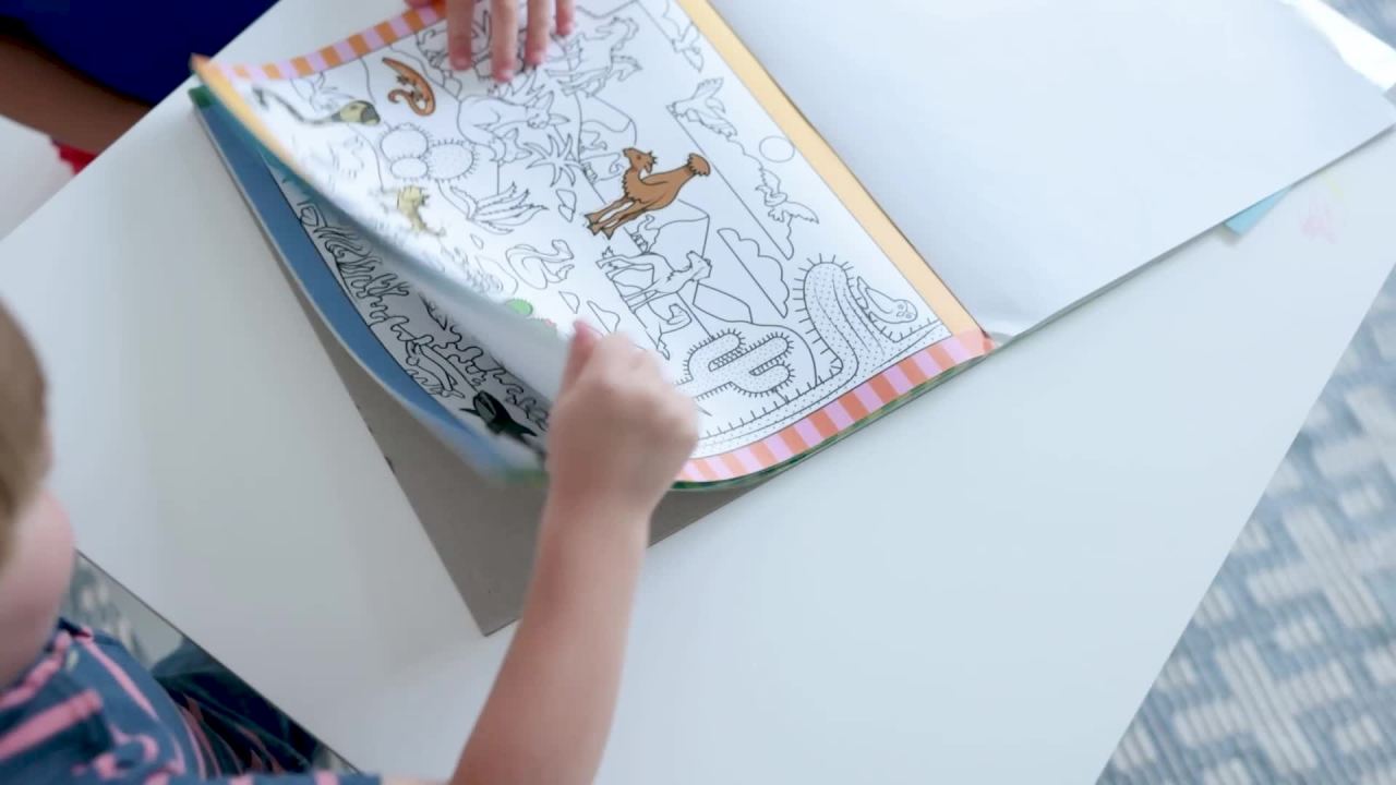thumbnail video image 2 of Melissa & Doug Seek and Find Sticker Pad, Animals (400+ Stickers, 14 Scenes to Color), 2 of 10