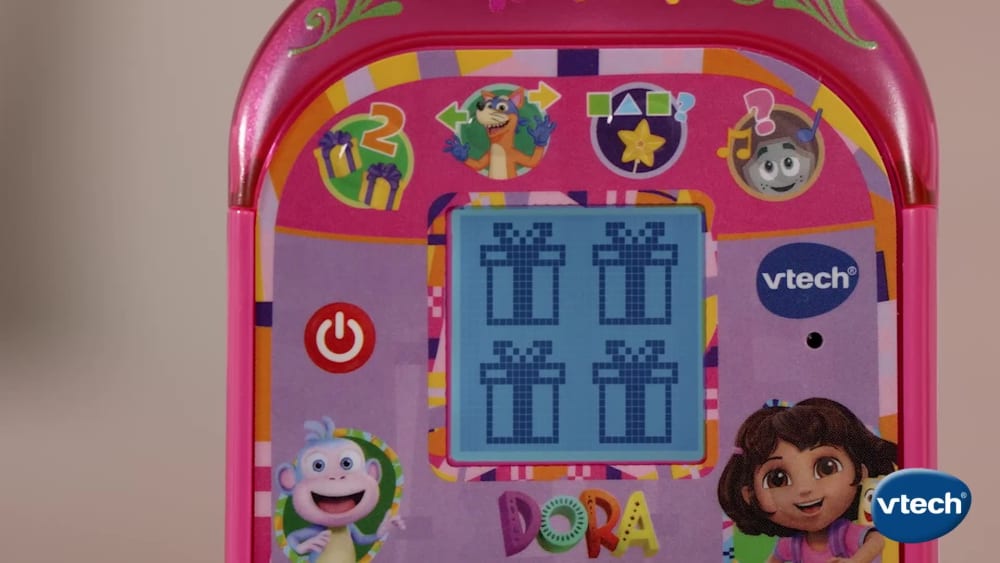 thumbnail video image 3 of VTech® Dora Adventure Calls Learning Phone, Interactive Learning Toy for Kids, Ages 3 to 6 Years Old, 3 of 12