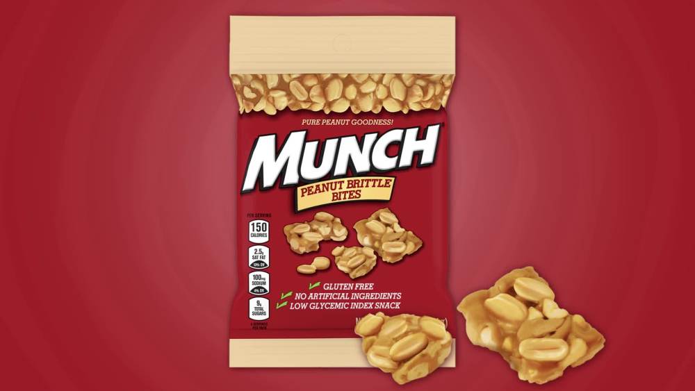 Munch Peanut Brittle Bites 4.0 oz Bag Walmart Business