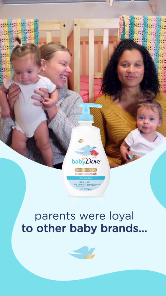 Baby Dove Sensitive Skin Care Liquid Baby Body Wash Rich Moisture