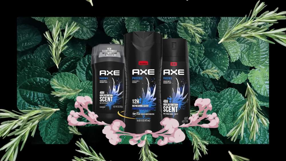 Axe Phoenix Moisturizing 2-in-1 Shampoo and Conditioner, Crushed Mint and Rosemary, 28 fl oz - image 2 of 13