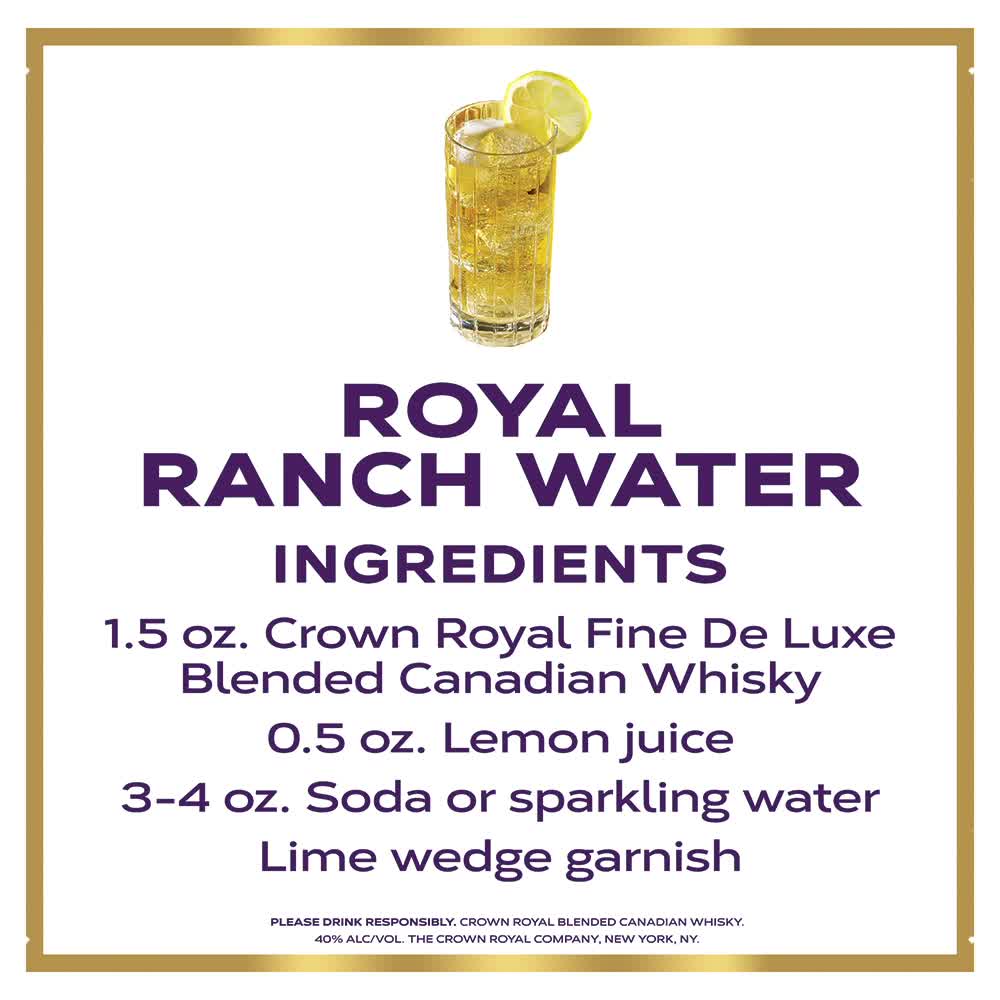 thumbnail video image 2 of Crown Royal Fine De Luxe Blended Canadian Whisky, 750 mL, 40% ABV, 2 of 16