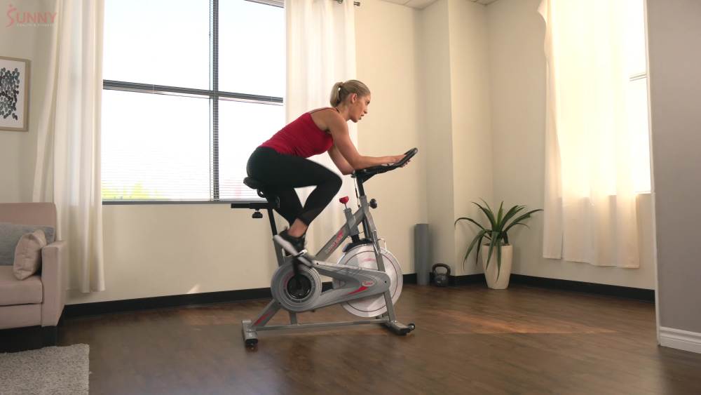 Sunny Health & Fitness Synergy Magnetic Indoor Cycling Bike - SF-B1879 - image 2 of 7
