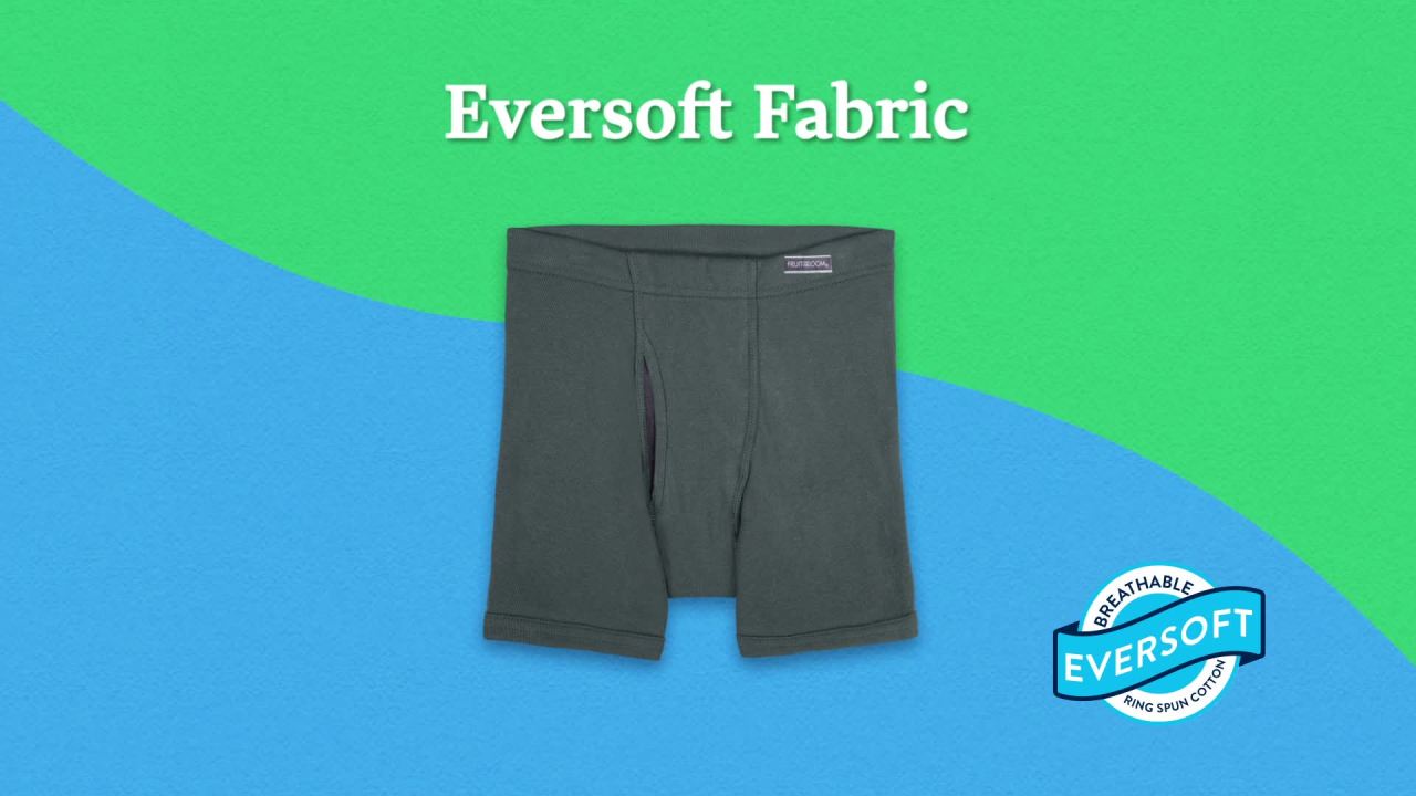 thumbnail video image 2 of Fruit of the Loom Boys' CoolZone Boxer Briefs, 7 Pack, Sizes S-XL, 2 of 8