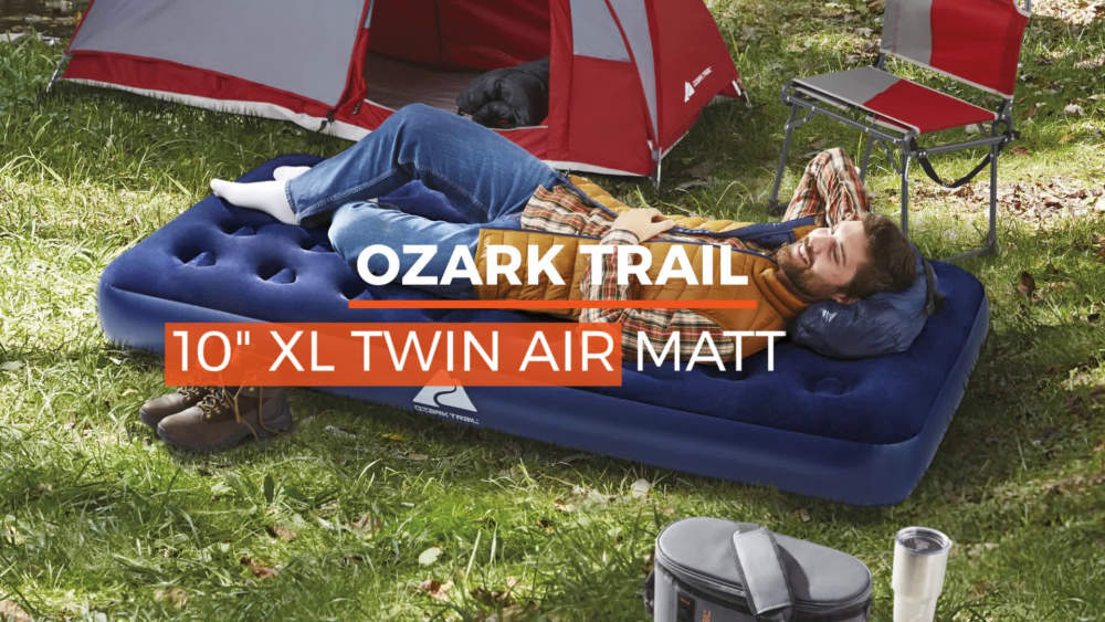 Ozark Trail Air Mattress Twin XL 10" with Antimicrobial Coating
