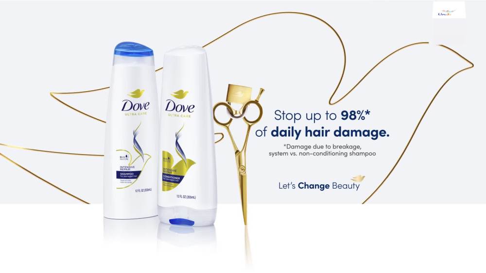 Dove Ultra Care Intensive Repair Deep Conditioner for Damaged Hair, with Keratin, 12 fl oz - image 2 of 8