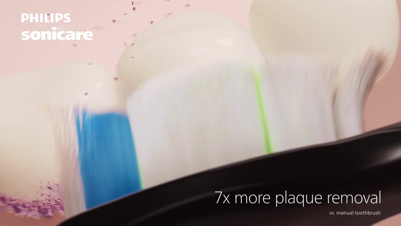 thumbnail video image 2 of Philips Sonicare W Diamondclean - Genuine Replacement Electric Toothbrush Heads, White, 2 Pack, HX6062/77, 2 of 18