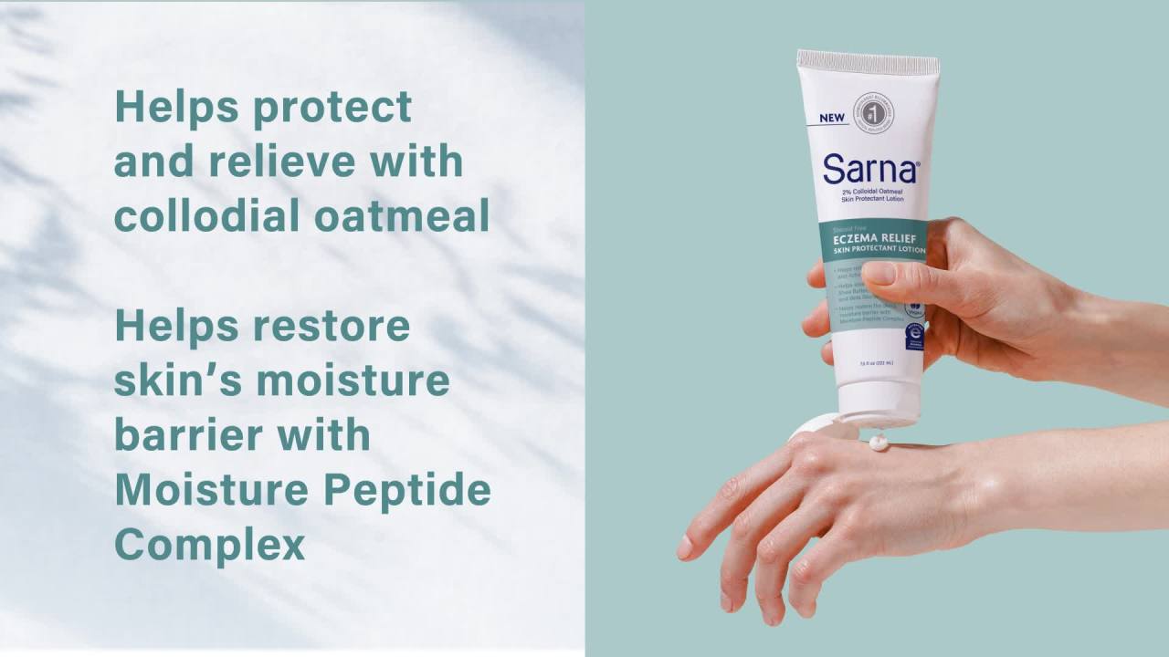 thumbnail video image 2 of Sarna Eczema Relief Lotion 7.5OZ, 2 of 10