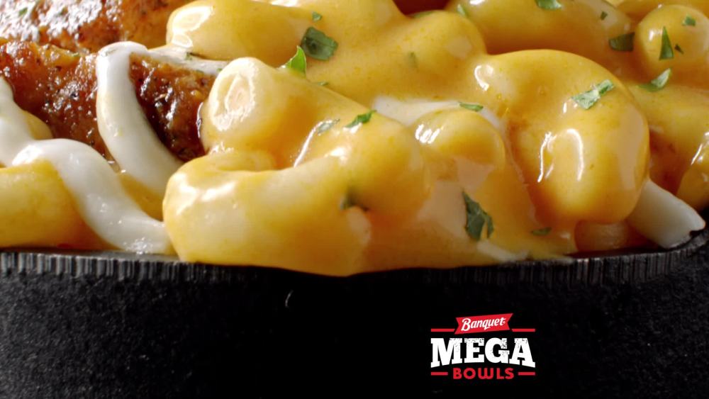 Banquet Mega Bowls BuffaloStyle Chicken Macaroni and Cheese TV Dinner