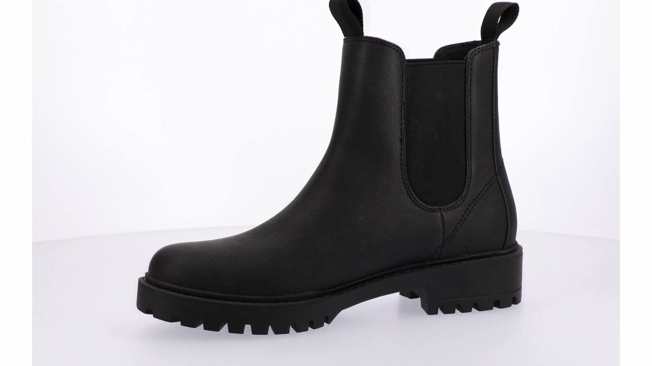 thumbnail video image 2 of Journee Blanche Pull-on Round Toe Block Heel Casual Comfort Chelsea Booties, 2 of 9