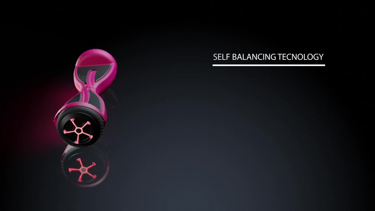 thumbnail video image 2 of Voyager Hover Flow, Blue Hoverboard with Lights for Kids, 2 of 11