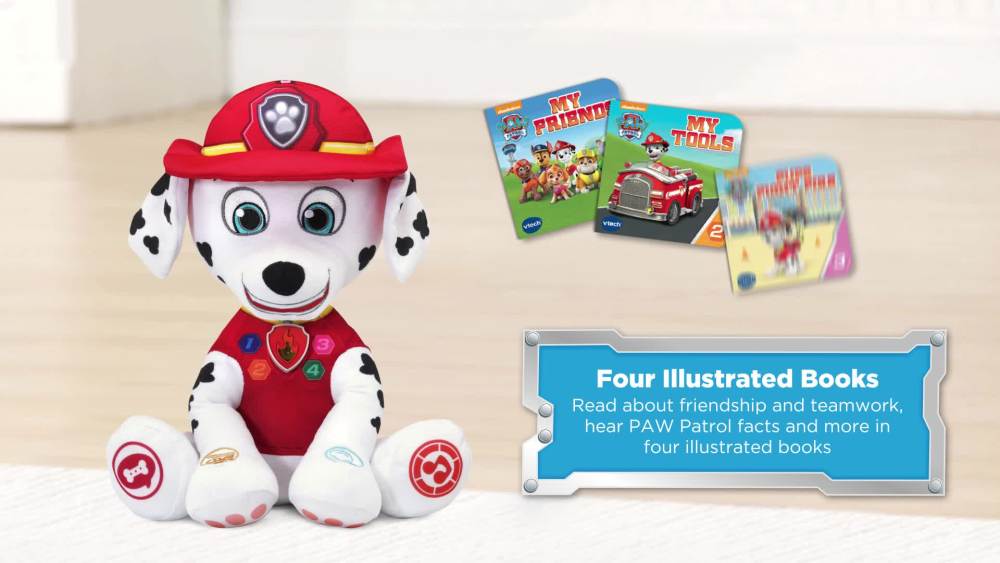 thumbnail video image 2 of VTech® PAW Patrol Marshall's Read-to-Me Adventure™, 2 of 8