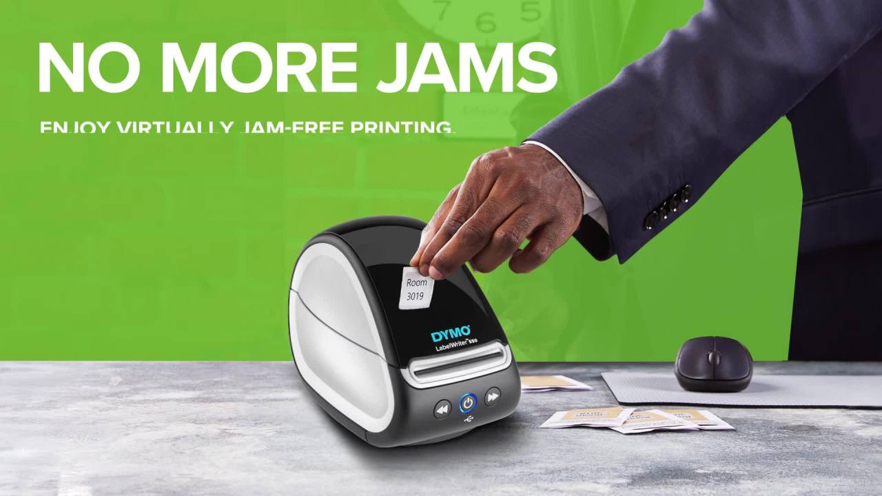 thumbnail video image 2 of DYMO LabelWriter 550 Label Printer, Label Maker with Direct Thermal Printing, Automatic Label Recognition, Prints Address Labels, Shipping Labels, Mailing Labels, Barcode Labels, and More, 2 of 9