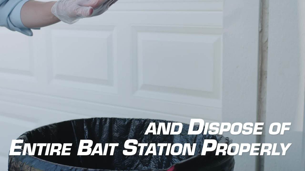 thumbnail video image 3 of Tomcat Mouse Killer Child & Dog Resistant Disposable Station, 2 Preloaded Stations, 3 of 10