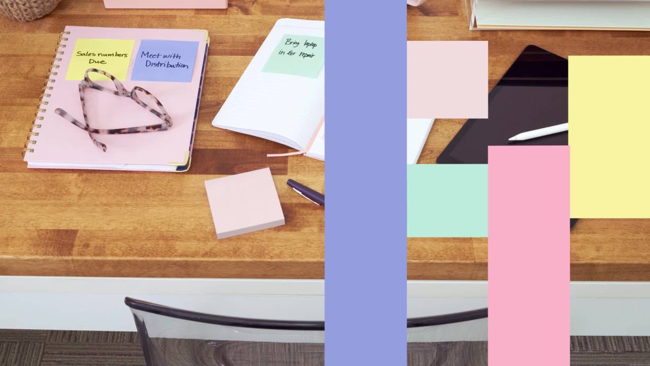 thumbnail video image 2 of Post-it Greener Notes, 3 in. x 3 in., Sweet Sprinkles, 12 Pads, 2 of 12