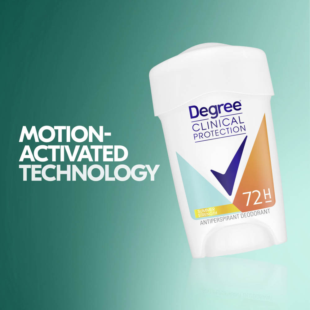 Degree Clinical Protection Summer Strength Antiperspirant Deodorant 1.7 oz
