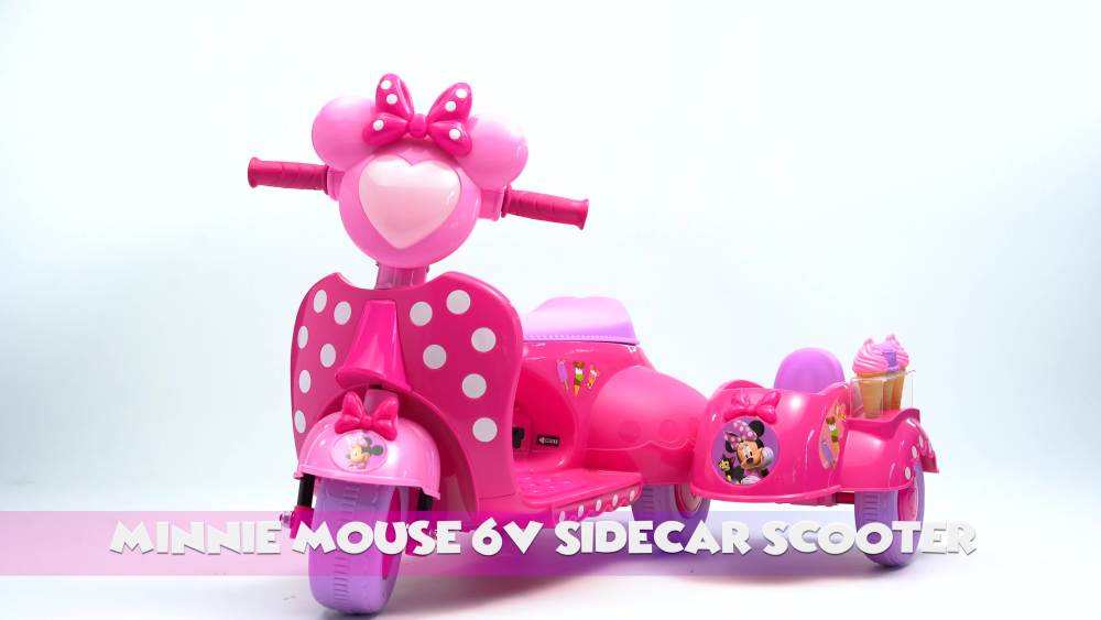 minnie mouse bike with sidecar