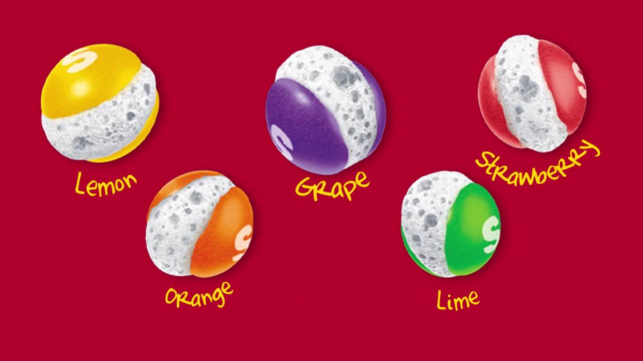 thumbnail video image 2 of Skittles POP'd Original Freeze Dried Candy, Share Size - 1.78 oz Bag, 2 of 10