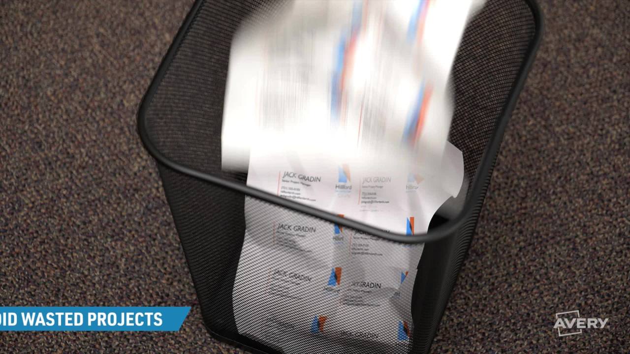 thumbnail video image 2 of Avery Arched Tent Cards , 2-1/16" x 3.75", Matte, 200 Total, 2 of 12