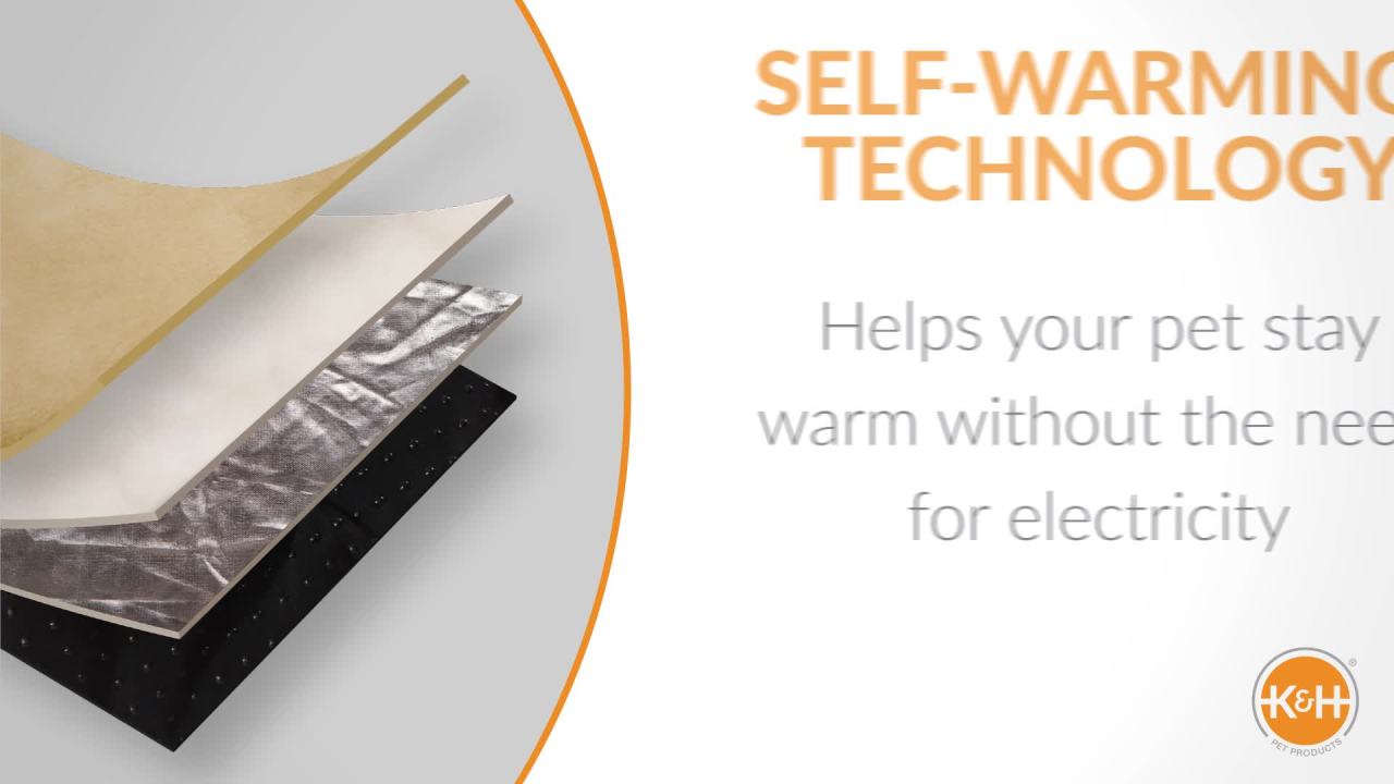 thumbnail video image 2 of K&H Pet Products Self-Warming Crate Pad Tan X-Small 14 X 22 Inches, 2 of 9