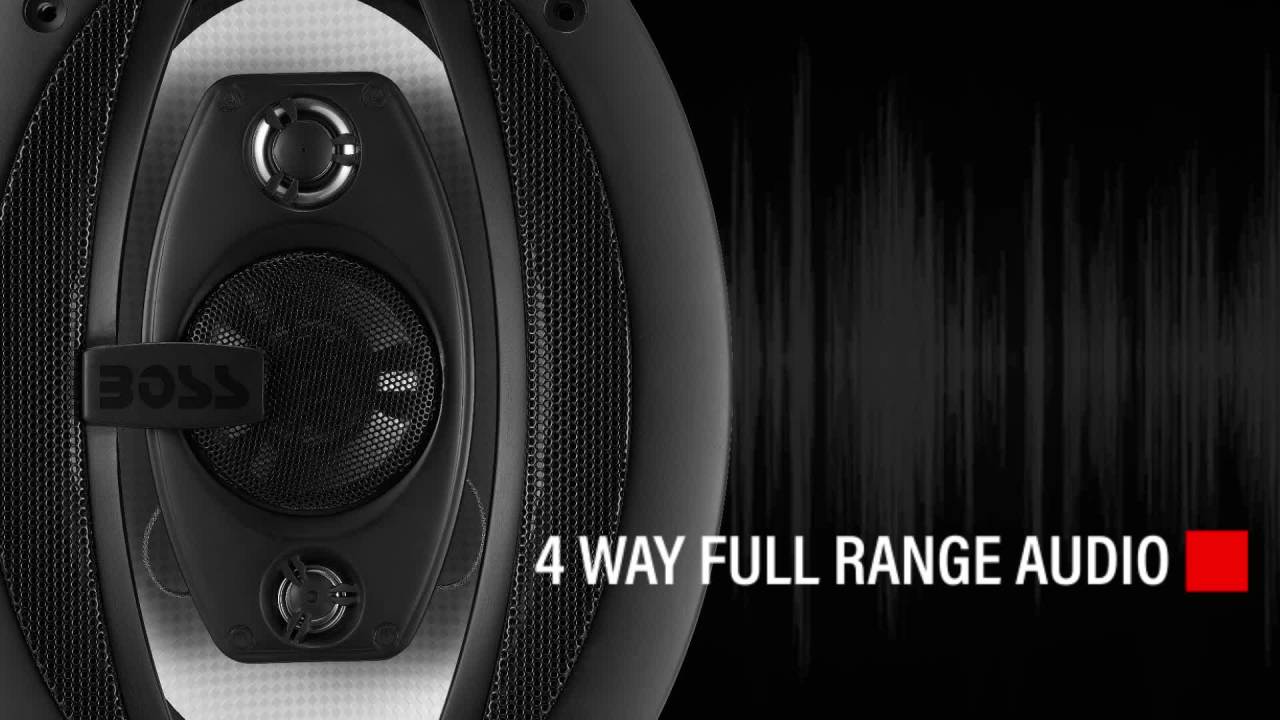thumbnail video image 2 of Boss Riot R94 6x9 Inch 500W 4 Way Car Coaxial Audio Speakers Stereo (2 Pack), 2 of 18