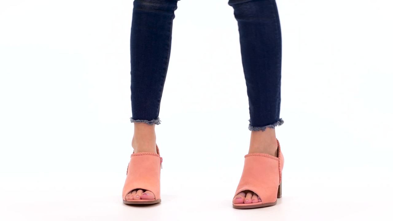 thumbnail video image 2 of Womens Open-toe Ankle Bootie, 2 of 8