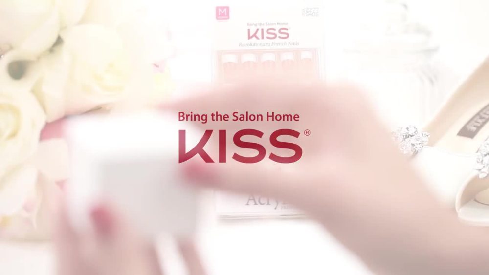 Kiss Salon Acrylic French Nails Petite