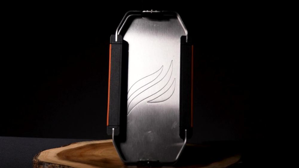 Blackstone Stainless Steel Griddle Press with Collapsible Handle