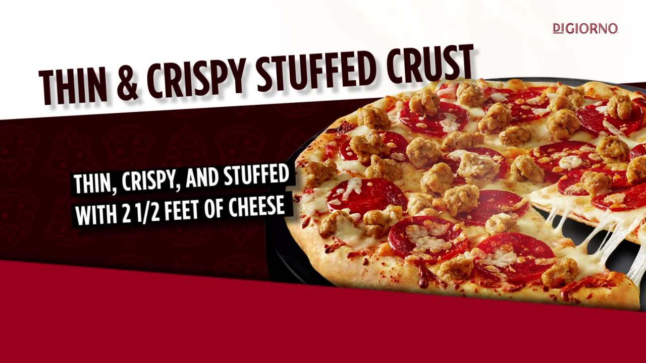 thumbnail video image 2 of DiGiorno Rising Crust Three Meat Pizza with Cheese, Pepperoni, Beef, and Sausage, 27.1 oz (Frozen), 2 of 15