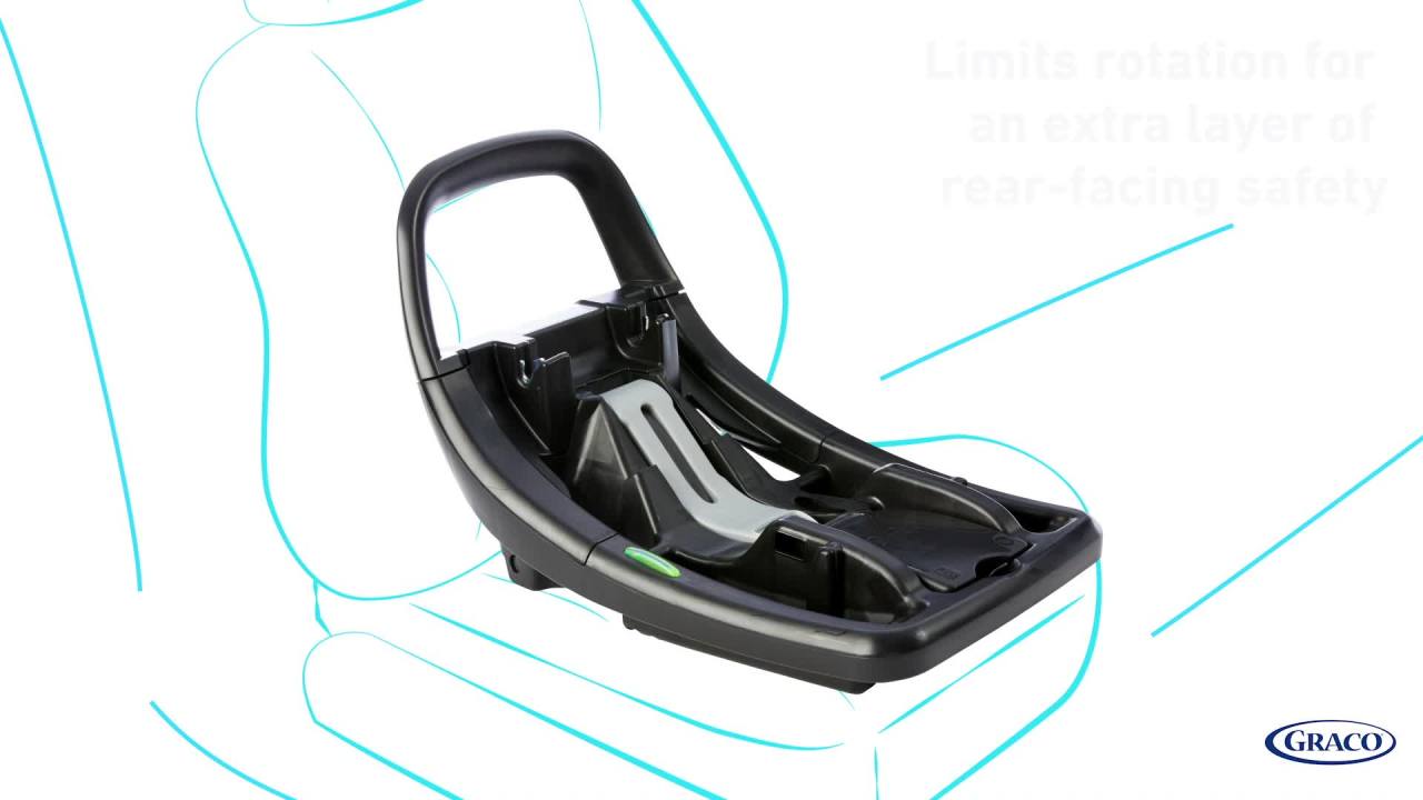 thumbnail video image 3 of Graco SnugRide SnugFit LX Infant Car Seat, Pierce, Beige, 3 of 10