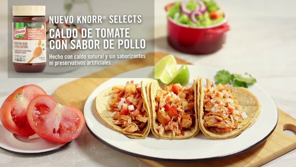 Knorr Selects ShelfStable Granulated Tomato Chicken Flavor Bouillon