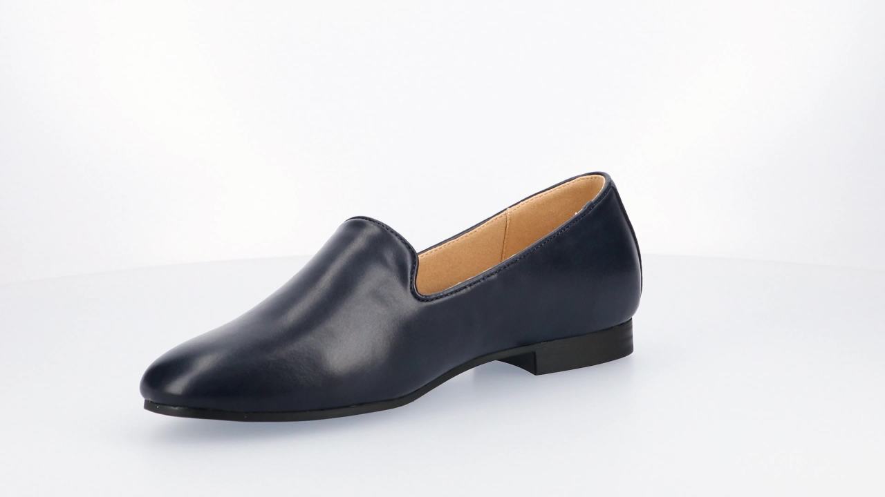 thumbnail video image 2 of Journee Womens Ishani Almond Toe Comfort Career Ballet Flats, Widths Available, 2 of 9