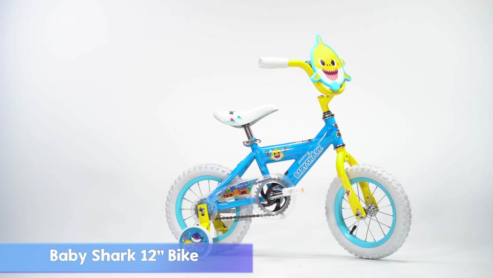 Dynacraft Baby Shark 12-Inch Boys BMX Bike For Age 3-5 Years - image 2 of 13