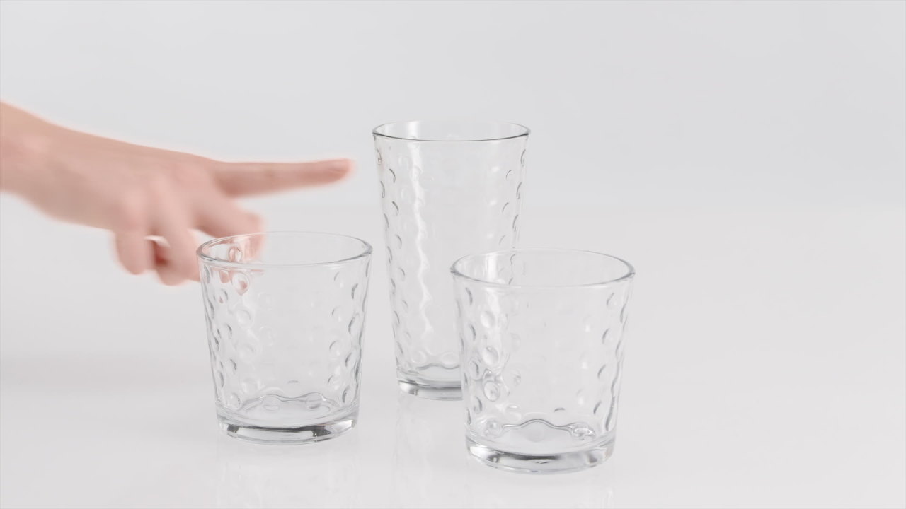 Libbey Awa Dishwasher Safe 16Piece Tumblers and Rocks Glass Set