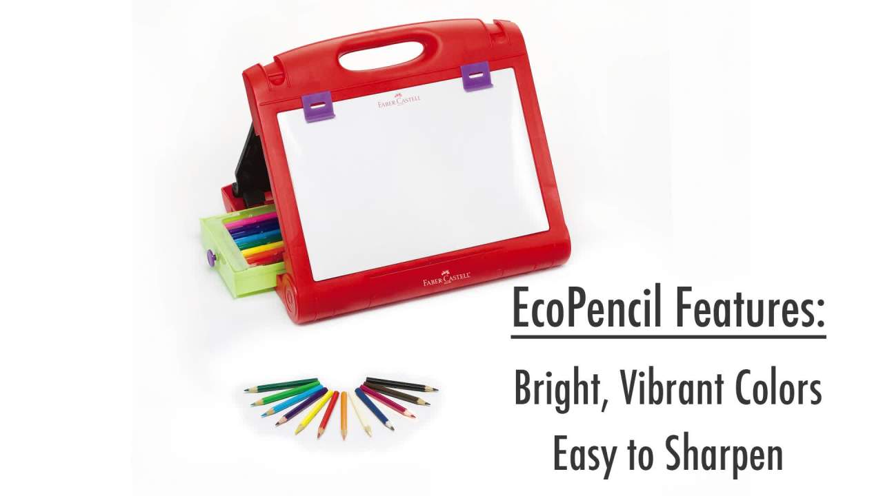 thumbnail video image 2 of Faber-Castell Do Art 3-in-1 Travel Easel: 37 Piece Kids Art Set, 2 of 9