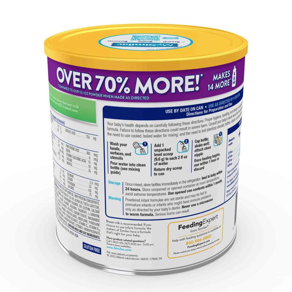 thumbnail video image 2 of Similac NeoSure Premature Post-Discharge Baby Formula Powder, 22.8-oz Value Can, Pack of 4, 2 of 23